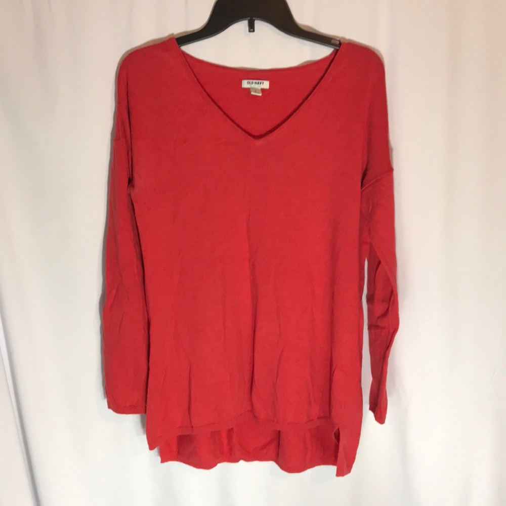 Burnt Orange Tunic Sweater
